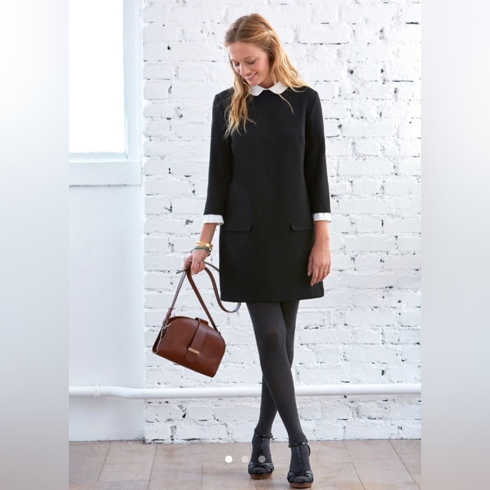 Sezane Indie dress black size 34 NWT